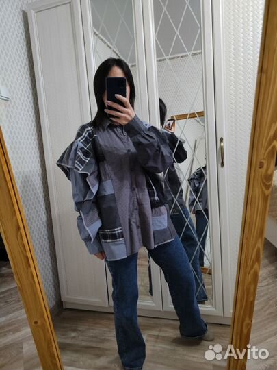 Рубашка пэчворк