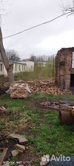 Кирпич красный полнотелый бу