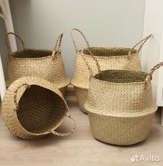 Корзина плетеная как IKEA