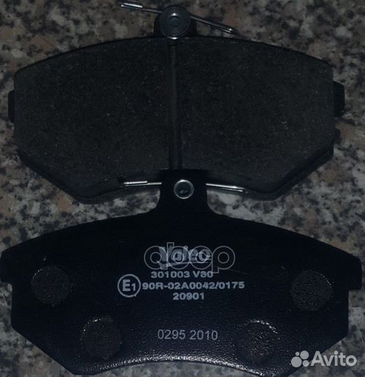 Колодки тормозные (взамен 598017) 301003 Valeo