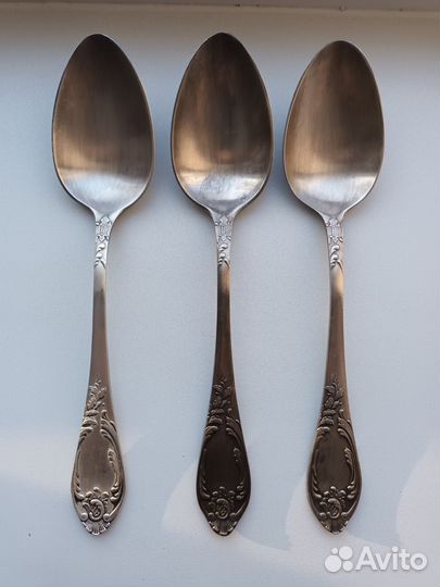 Ложки столовые мельхиор СССР 3 шт