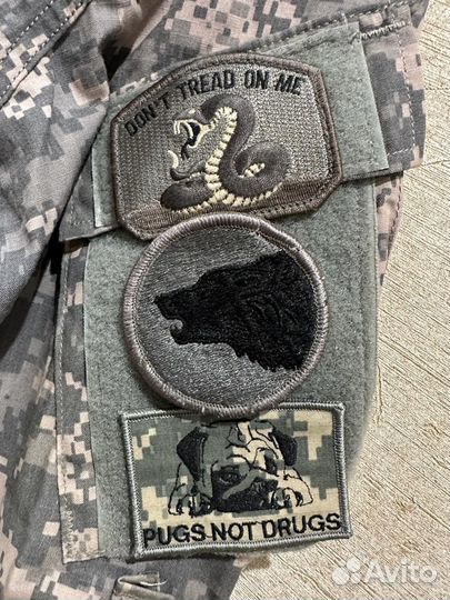 Китель армии США ACU U.S. Army с патчами