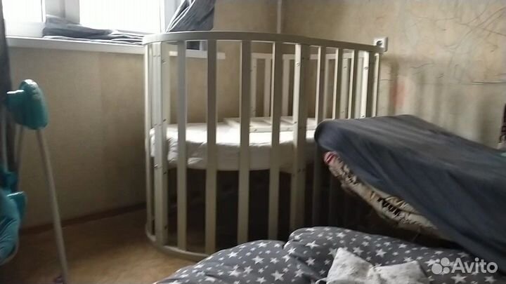 Детская овальная кроватка