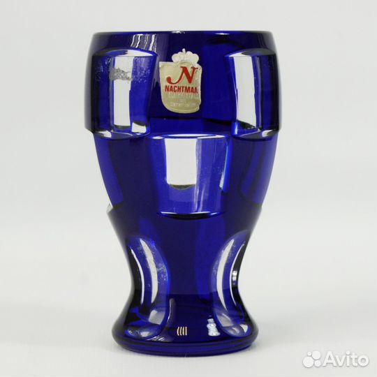 Бокал кубок ваза Nachtmann хрусталь кобальт