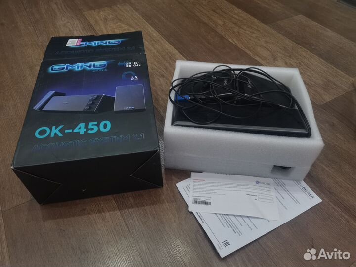 Акустическая система (колонки) 2.1 gmng OK-450