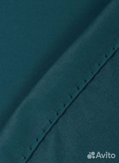 Шторы темно-бирюзовые блэкаут