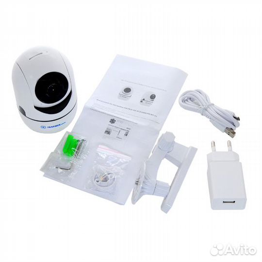 Компактная поворотная сетевая Wi-Fi видеокамера 2М