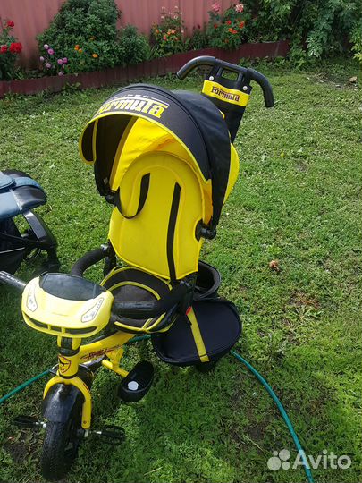 Детский велосипед с ручкой бу