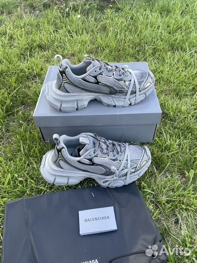 Кроссовки balenciaga 3xl grey серые