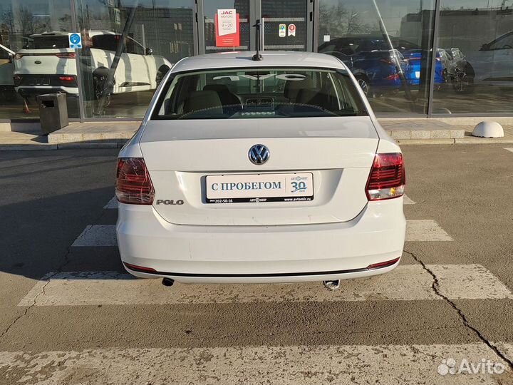 Volkswagen Polo 1.6 AT, 2018, 121 337 км