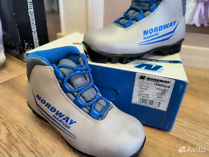 Лыжные ботинки детские