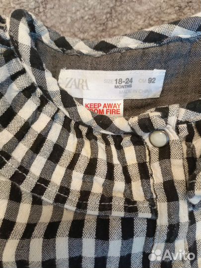 Платье для девочки zara 92 98