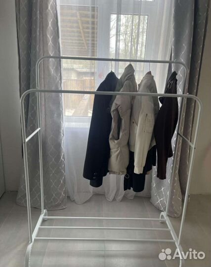 Вешалка двойная напольная устойчивая