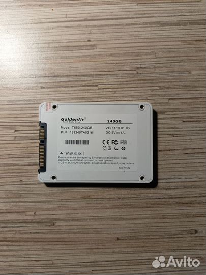 Жесткий диск ssd