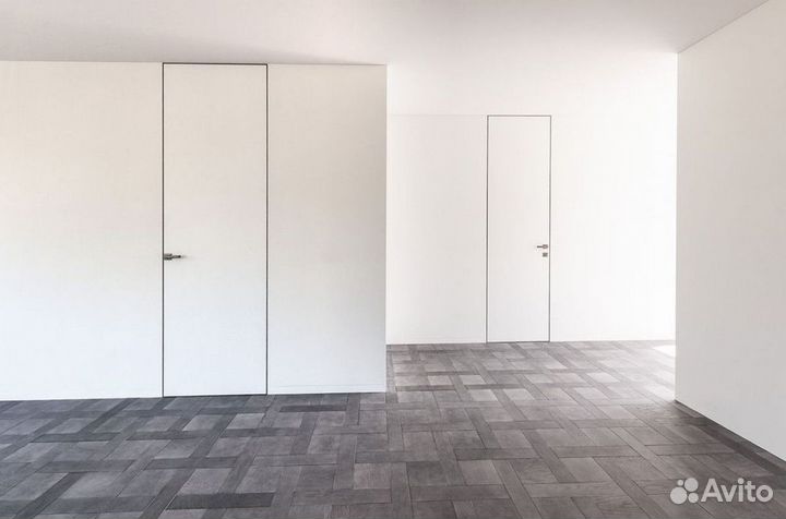 Скрытые двери под отделку