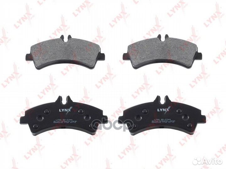 Колодки тормозные дисковые зад LCV BD5344 L