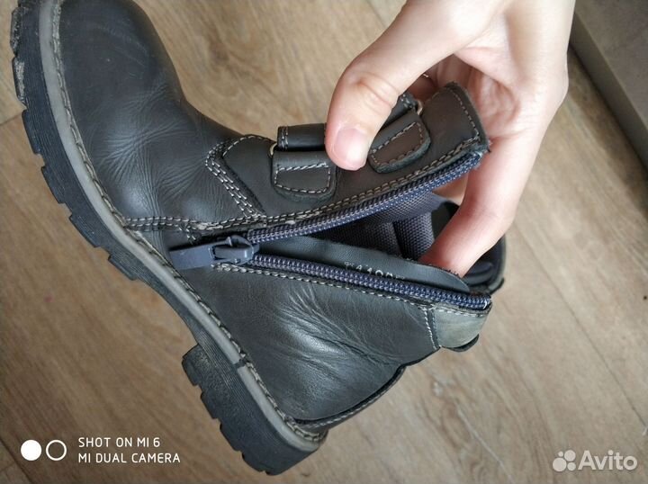 Ботинки детские натуральная кожа демисезонные