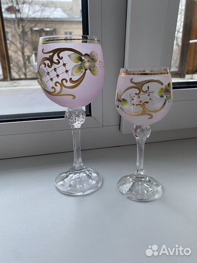 Бокалы стопки рюмки