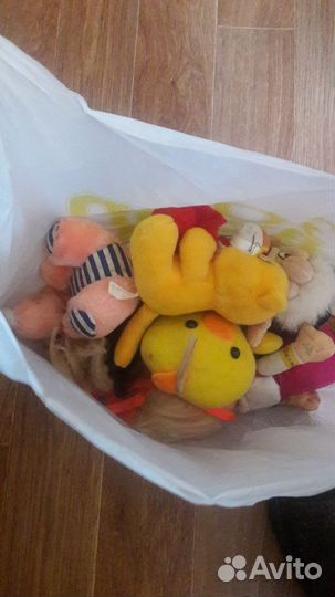 Мягкие игрушки пакетом бесплатно
