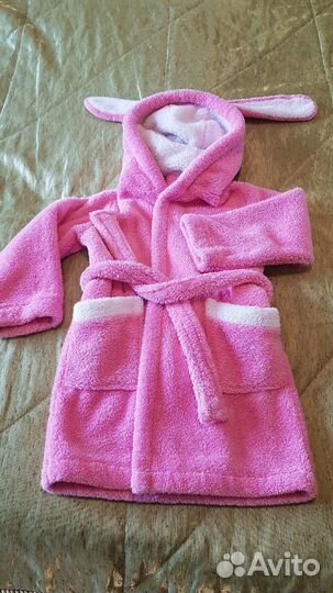 Махровый халат на девочку 3 - 4 года