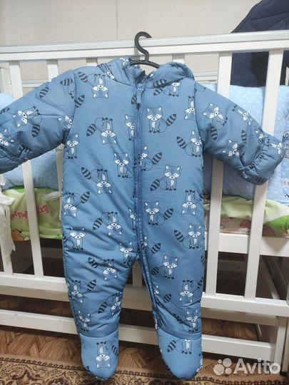 Детский демисезонный комбинезон 74