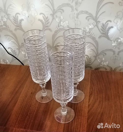 Фужеры хрустальные СССР