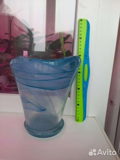 Горшок стекло