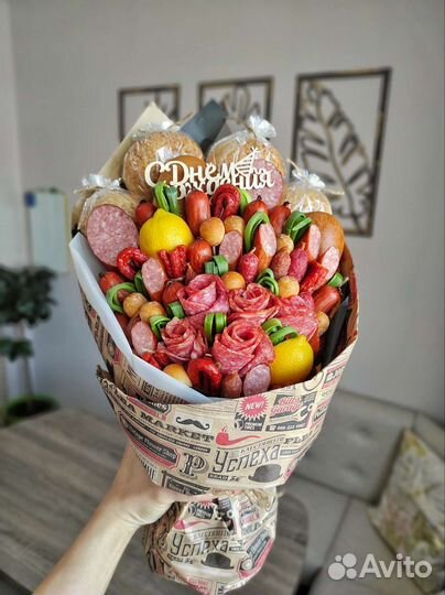 Съедобные букеты. Мужские букеты. Подарки