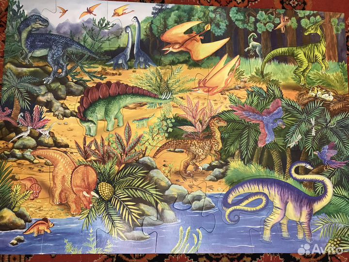 Напольный макси-пазл