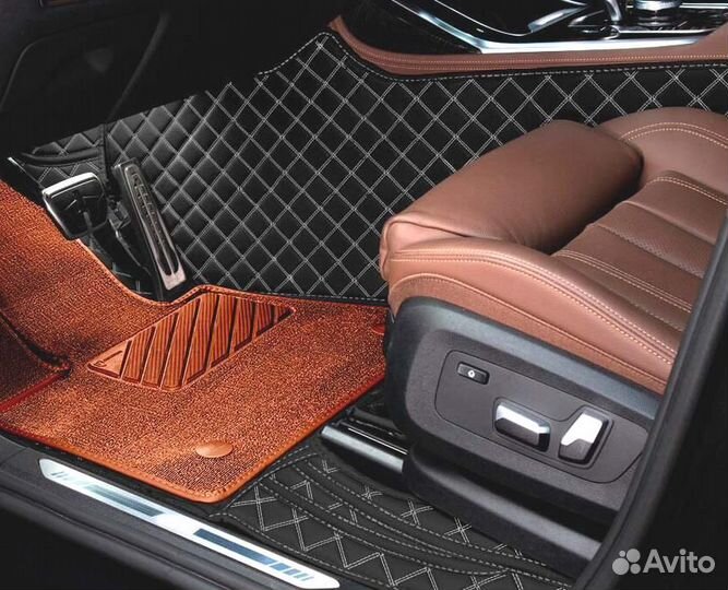 3D Коврики Mercedes Салон Багажник из Экокожи