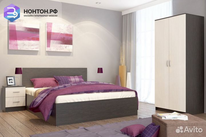Спальный гарнитур Ронда-3 венге