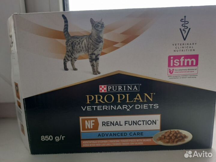 Влажный корм для кошек pro plan renal function