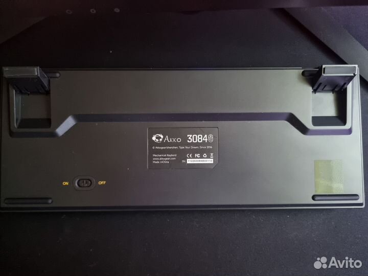 Игровая клавиатура Akko 3084B Plus black&gold