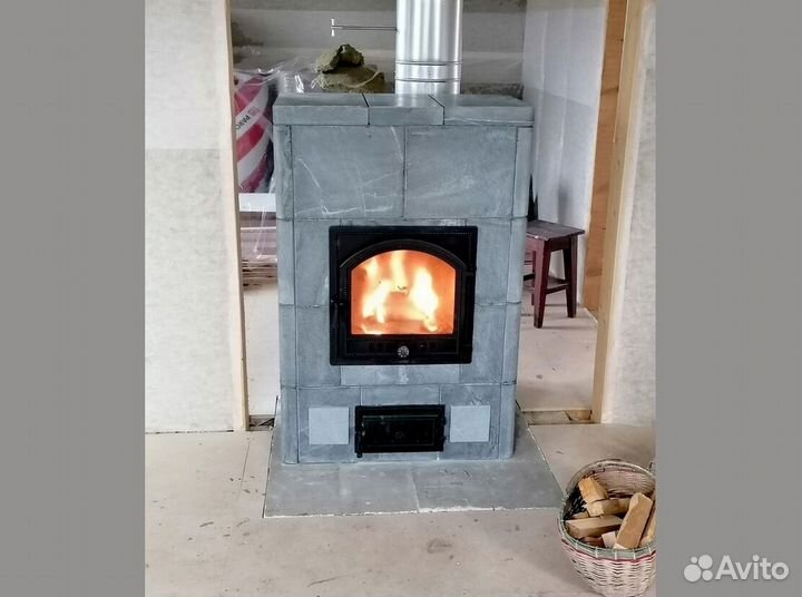 Печь камин талькохлорит