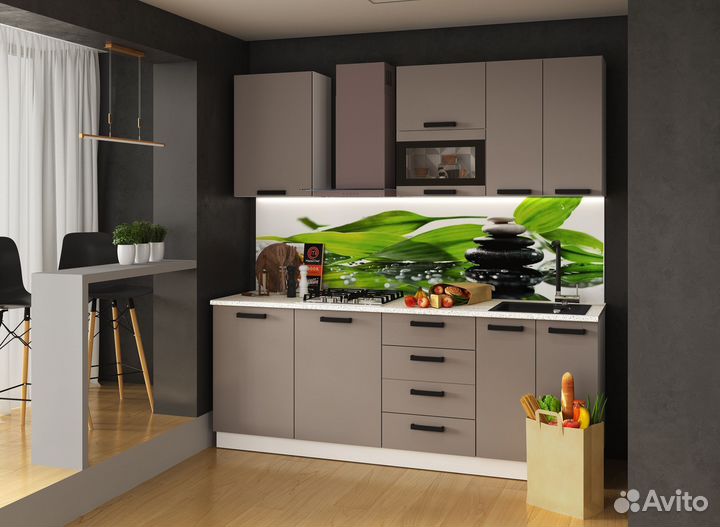 Кухонный гарнитур модульный яркий новый