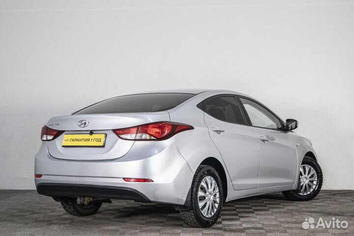 Hyundai Elantra 1.6 МТ, 2015, 122 321 км