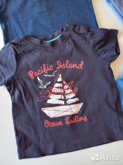 Летние вещи пакетом на мальчика 62 68