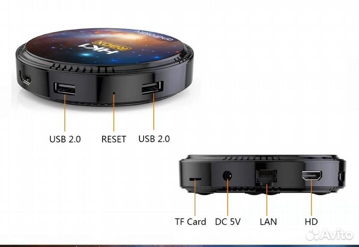 Смарт-WI-FI-4/32-тв прис-ка-HK1 rbox W2 -ATV+Азроп