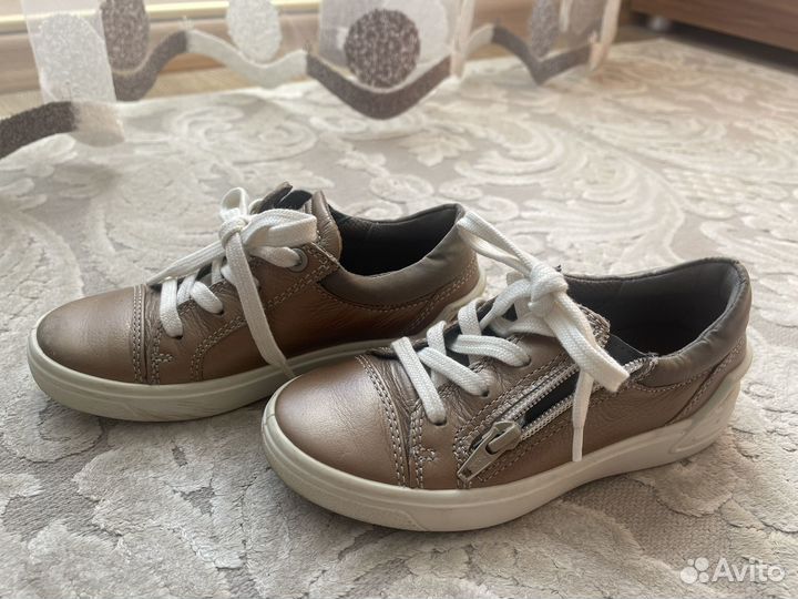 Кеды/ботинки/демисезон ecco для девочки