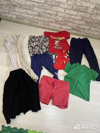 Большой пакет вещей на девочку