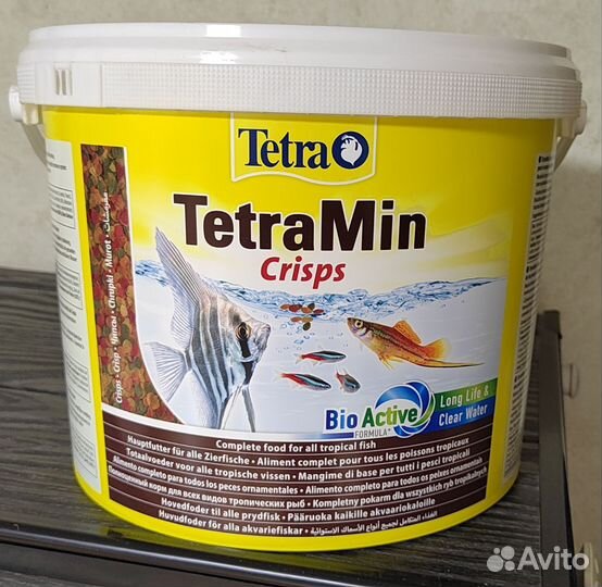 Корм Tetra min crisps для аквариумных рыб