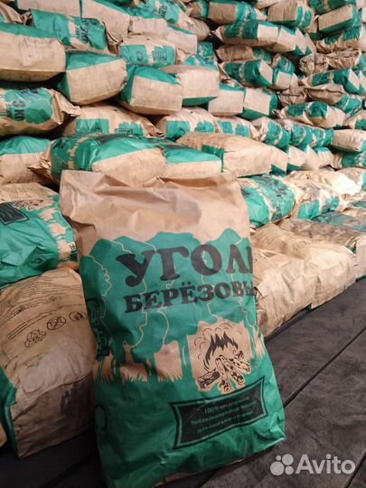 Уголь берёзовый 3кг