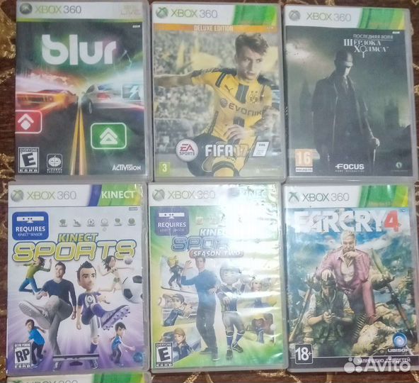 Диски на xbox 360