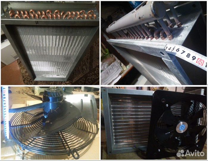 Радиатор Калорифер любтемп100*50см.15ходов,3слоя