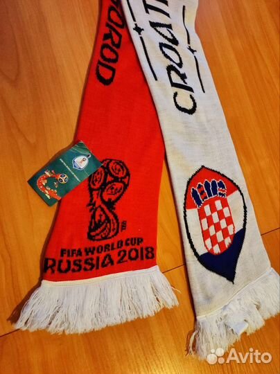 Матчевый шарф Хорватия-Дания