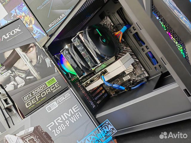 Игровой пк Intel Core i5 + RTX 3050 объявление продам