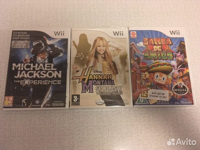 Игры для Nintendo Wii запечатанные