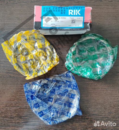 Кольца поршневые 4M40, RIK (Япония) 20661-STD