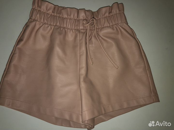 Шорты кожаные
