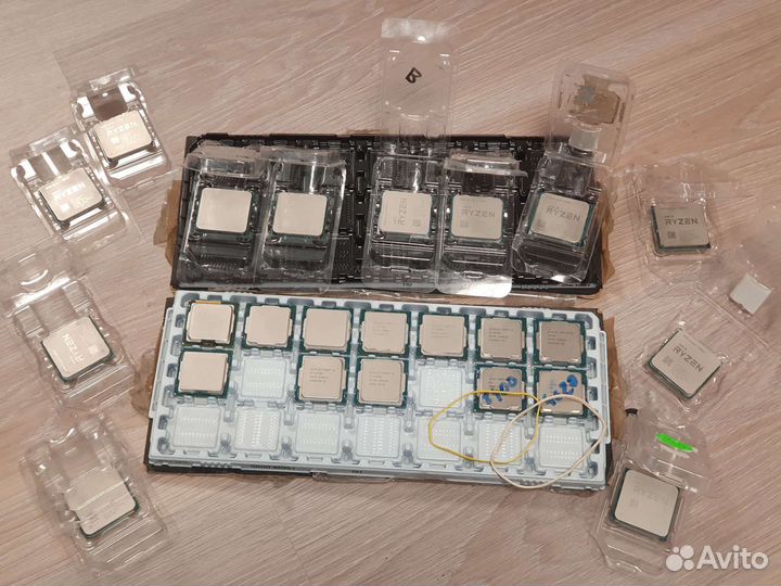 Процессоры Intel Core и AMD Ryzen